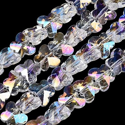Electroplate Glass Beads Strands EGLA-Q135-04A-A09-1