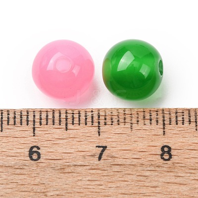 Resin Imitation Cat Eye Beads RESI-C073-03B-1