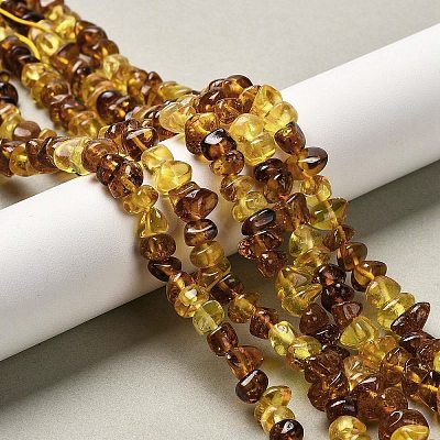 Natural Amber Beads Strands G-L095-L01-04-1