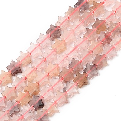 Natural Quartz Beads Strands G-H087-C09-01-1