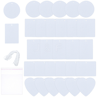 2 Sets 2 Styles Felt Heat Transfer Printing Perfume Pieces Set DIY-GA0001-73-1