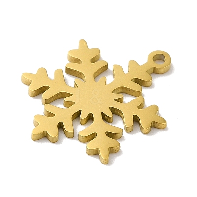 5Pcs Christmas 201 Stainless Steel Pendants LS-STAS-Z068-01G-02-1
