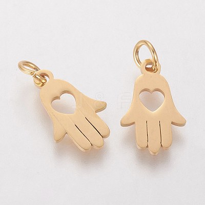 304 Stainless Steel Pendants STAS-Q201-T453G-1