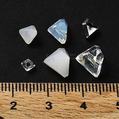 Opaque & Transparent Glass Beads GLAA-G109-01A-1