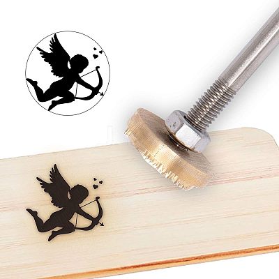 Stamping Embossing Soldering Brass with Stamp AJEW-WH0113-15O-1