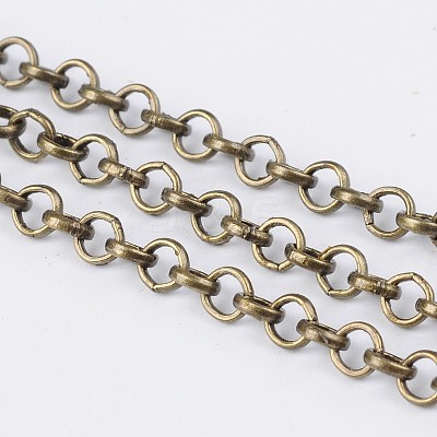 Iron Rolo Chain CH-S078-AB-FF-1