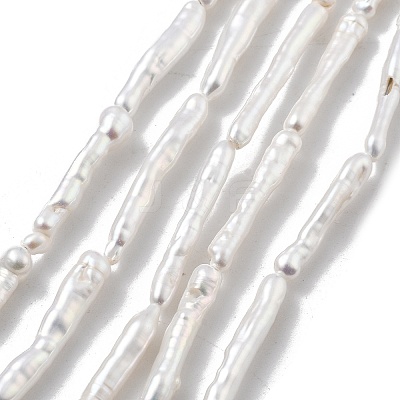 Natural Baroque Keshi Pearl Beads Strands PEAR-P064-09A-02A-1