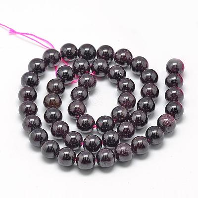 Natural Garnet Beads Strands G-R446-4mm-31-1