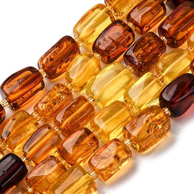 Gradient Color Natural Amber Beads Strands G-F803-D01-03-1