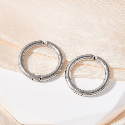 201 Stainless Steel Cuff Earring EJEW-C131-01D-P-1