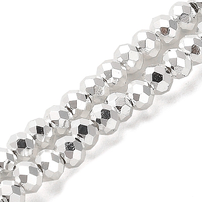 Electroplate Glass Beads Strands EGLA-D030-15A-06-1