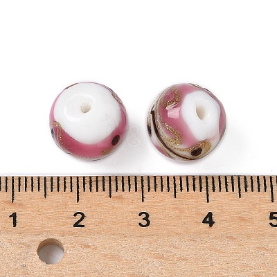 Handmade Lampwork Beads Strands LAMP-K029-02B-1