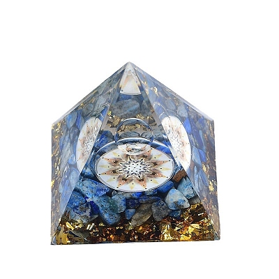 Orgonite Pyramid Resin Display Decorations PW-WGF2BFF-01-1