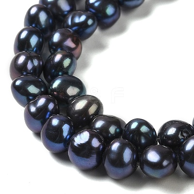 Natural Cultured Freshwater Pearl Beads Strands PEAR-E017-34-1