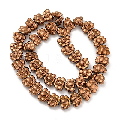 Electroplated Synthetic Non-magnetic Hematite Beads Strands G-Z032-D02-05G-1
