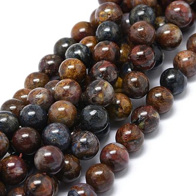 Natural Pietersite Beads Strands G-O201A-14C-1