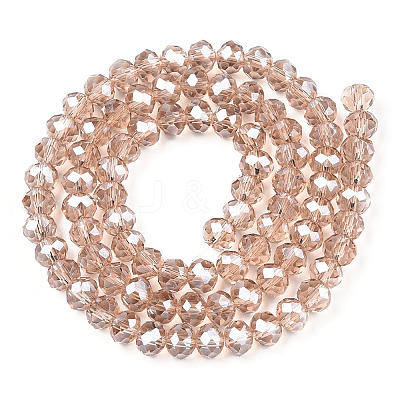 Electroplate Glass Beads Strands EGLA-A034-T3mm-A29-1