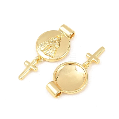 Brass Pendants KK-F931-30C-G-1