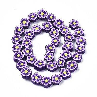 Handmade Polymer Clay Bead Strands CLAY-N011-48A-02-1