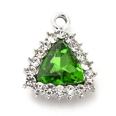Alloy Glass Pendants ALRI-C007-05P-1