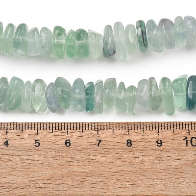Natural Green Fluorite Beads Strands G-Z155-B02-01-1