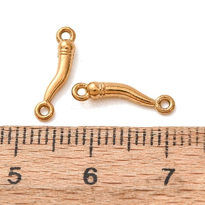 304 Stainless Steel Connector Charms STAS-N124-62G-1