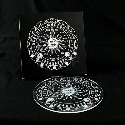 Round Acrylic Pendulum Boards WICR-PW0003-002-1
