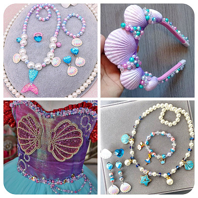 910Pcs 13 Colors Rainbow ABS Plastic Imitation Pearl Beads OACR-CD0001-10-1