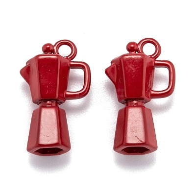 Spray Painted Brass Pendants KK-P196-C-1
