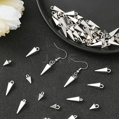100Pcs 2 Styles Alloy Pendants FIND-SC0019-86P-1