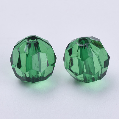 Transparent Acrylic Beads TACR-Q257-8mm-V17-1