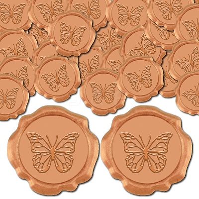 100Pcs Adhesive Wax Seal Stickers DIY-CP0011-01A-1