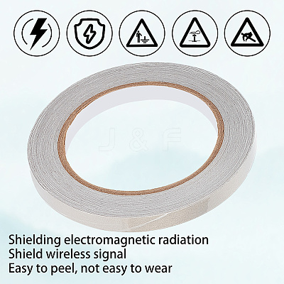 Conductive Fiberglass Fabric Adhesive Tape AJEW-WH0039-47B-1