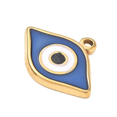 304 Stainless Steel Enamel Pendants SA-CBA8A4A-07G-1