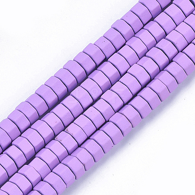 Spray Painted Non-magnetic Synthetic Hematite Beads Strands G-T116-27-09-1