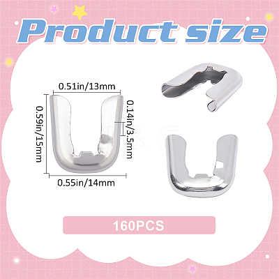 304 Stainless Steel Spiral Bone Tips STAS-WH0043-20C-1