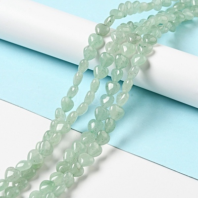 Natural Green Aventurine Beads Strands G-B022-11B-1