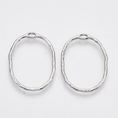 Alloy Open Back Bezel Pendants X-PALLOY-S121-84P-1