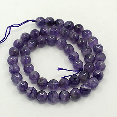 Natural Chevron Amethyst Beads Strands G-S033-1