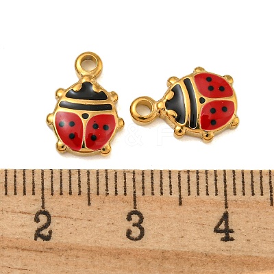 304 Stainless Steel Enamel Charms STAS-Z081-03G-01-1