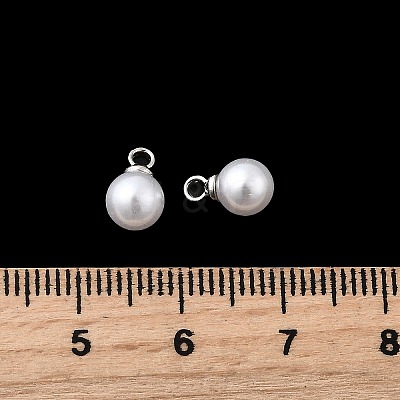 ABS Plastic Imitation Pearl Pendants FIND-H052-01C-04P-1