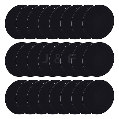 Acrylic Big Pendants MACR-WH0007-89B-1