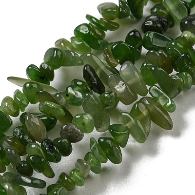 Natural Canadian Jade Beads Strands G-G0003-B38-1