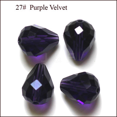 Imitation Austrian Crystal Beads SWAR-F062-8x6mm-27-1