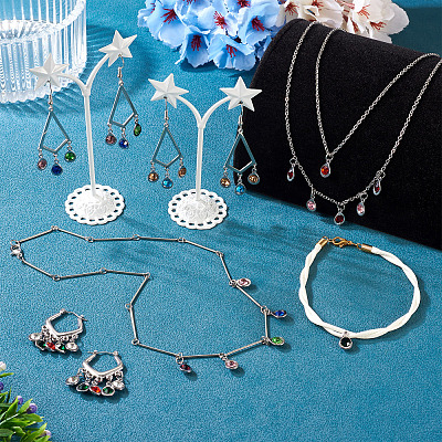 20Pcs Faceted Glass Charms RGLA-TADJ0001-01A-1