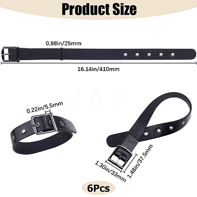 PU Imitation Leather Cord Bracelets BJEW-WH0020-68D-1