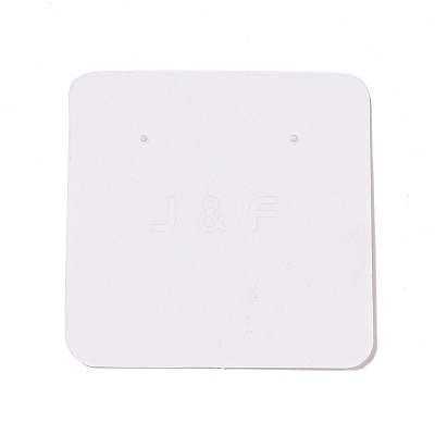 Square Paper Earring Display Cards CDIS-C004-02B-1