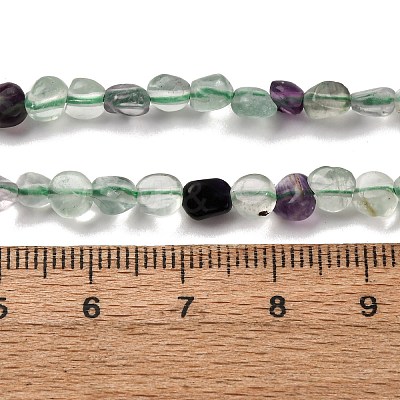 Natural Colorful Fluorite Beads Strands G-I389-A21-1