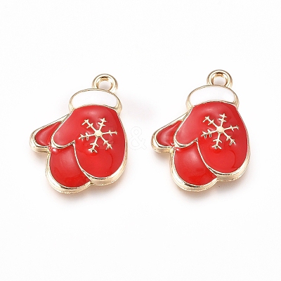 Alloy Enamel Pendants X-ENAM-E568-15G-1