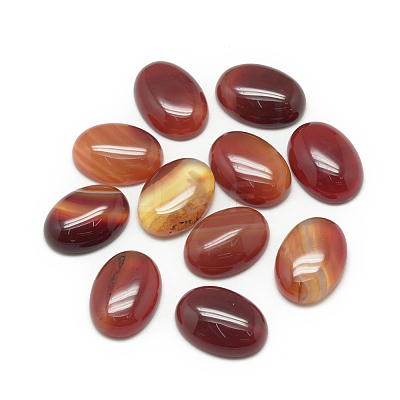 Natural Agate Cabochons G-R415-8x10-01-1